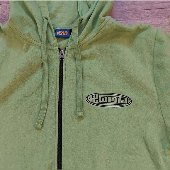 Starwars Yoda Bodysuit Pajamas Costume Onies Sleepwear Green Size Large Unisex - Picture 11 of 12